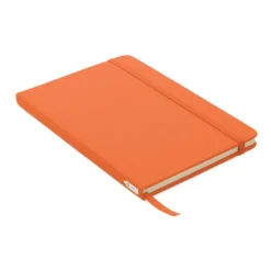 Notatnik A5, okładka 600D RPET / Pomaranczowy MO9966-10