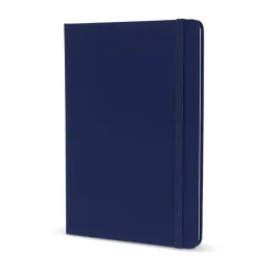 Notatnik A5 PU z kartkami papieru w kropki / Ciemnoniebieski LT92064-N0010
