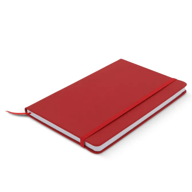 Notatnik A5 PU z kartkami papieru w kropki / Czerwony LT92064-N0021
