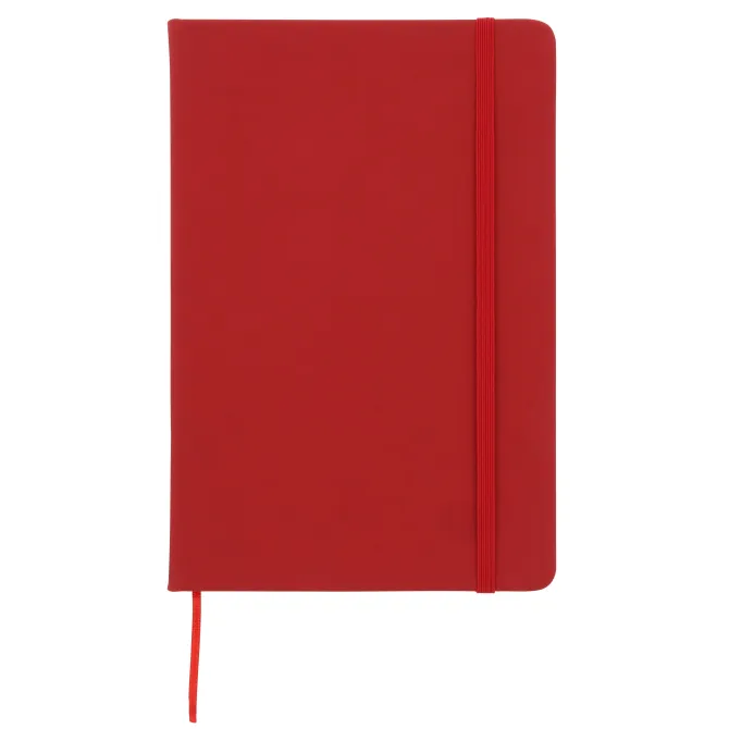 Notatnik A5 PU z kartkami papieru w kropki / Czerwony LT92064-N0021