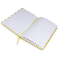 Notatnik A5 PU z kartkami papieru w kropki / żółty LT92064-N0041