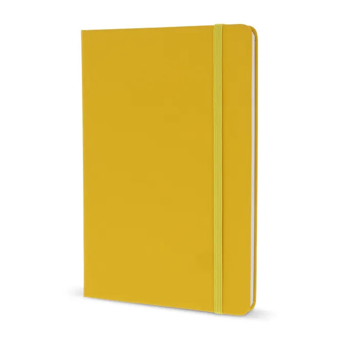 Notatnik A5 PU z kartkami papieru w kropki / żółty LT92064-N0041