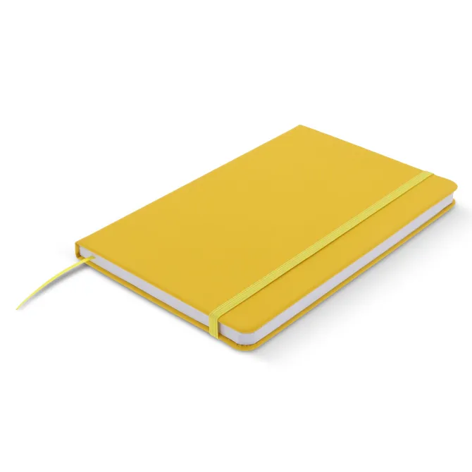 Notatnik A5 PU z kartkami papieru w kropki / żółty LT92064-N0041