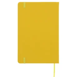 Notatnik A5 PU z kartkami papieru w kropki / żółty LT92064-N0041