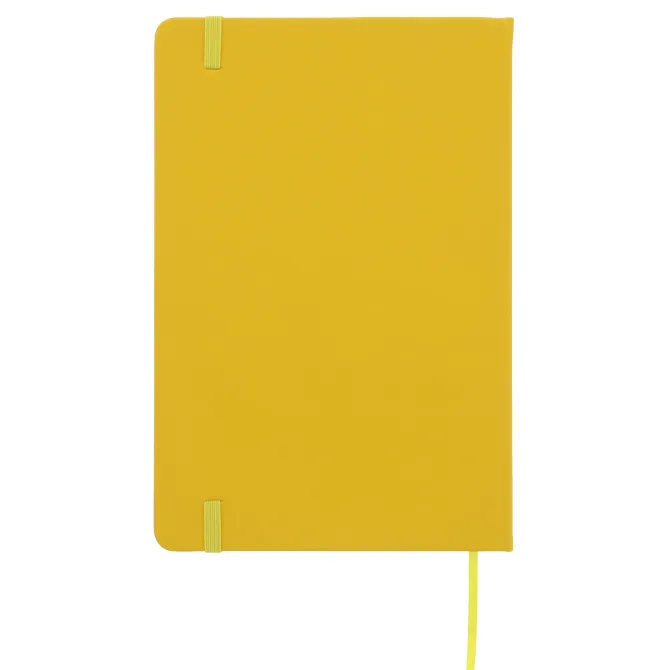 Notatnik A5 PU z kartkami papieru w kropki / żółty LT92064-N0041