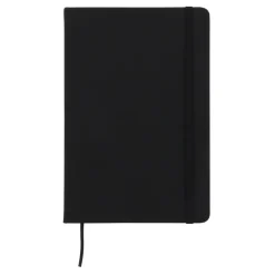 Notatnik A5 PU z kartkami papieru w kropki / Czarny LT92064-N0002
