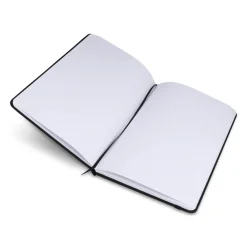 Notatnik A5 PU z kartkami papieru w kropki / Czarny LT92064-N0002