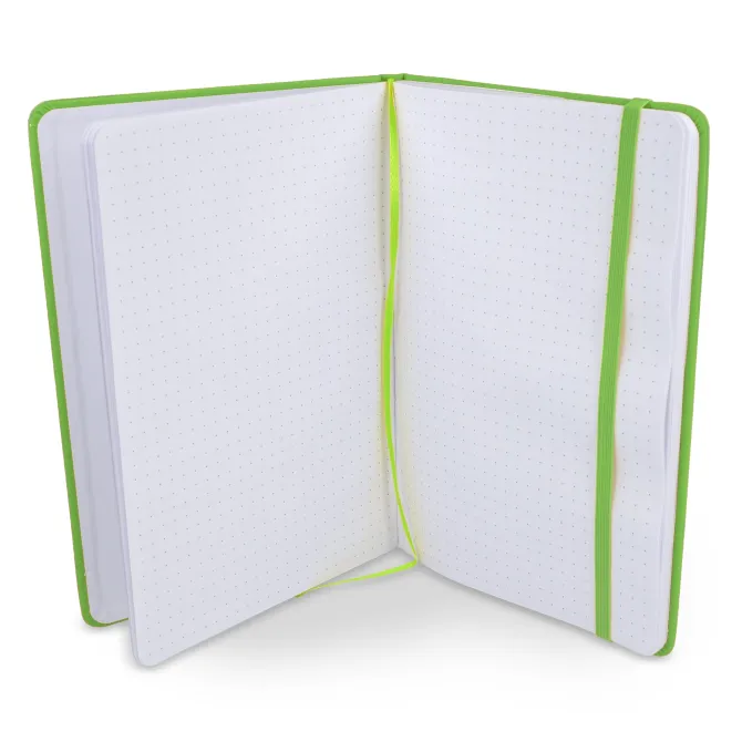 Notatnik A5 PU z kartkami papieru w kropki / Jasnozielony LT92064-N0032