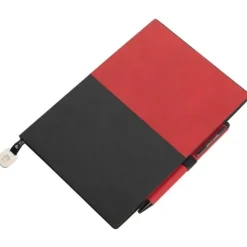 Notatnik A5 w kropki i długopis REPORTER Pierre Cardin / Czerwony B3501201IP305