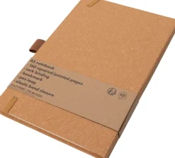 Notatnik A5 w kropki z papieru z recyklingu AGNESE / Szary 2179907