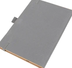 Notatnik A5 w linie z poliestru z recyklingu TEOFILO / Niebieski 2377404