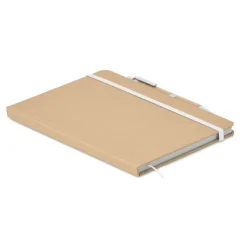 Notatnik A5 z recyklingu / Bialy MO2396-06