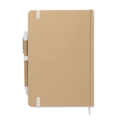 Notatnik A5 z recyklingu / Bialy MO2396-06