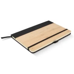 Notatnik bamboo & R-PET A5 / Czarny LT92078-N0002