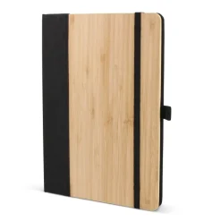 Notatnik bamboo & R-PET A5 / Czarny LT92078-N0002