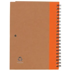 Notatnik ok. A5 z długopisem | Salvatore / Pomarańczowy V2389-07/A