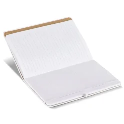 Notatnik Olmo w twardej oprawie PU A5 z karteczkami samoprzylepnymi / Biały LT92063-N0001