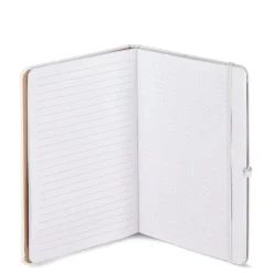 Notatnik Olmo w twardej oprawie PU A5 z karteczkami samoprzylepnymi / Biały LT92063-N0001