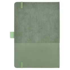 Notatnik Thermo Leather A5 / Ciemnobrązowy / zielony LT92088-N5031