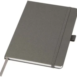 Notatnik w formacie A5 z papieru z recyklingu z okładką z plastiku z recyklingu Honua / Twilight Grey 10776383
