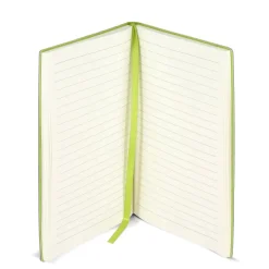 Notatnik Yuzu z miękką okładką Thermo A5 / Czarny / jasnozielony LT92091-N0232