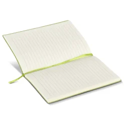 Notatnik Yuzu z miękką okładką Thermo A5 / Czarny / jasnozielony LT92091-N0232