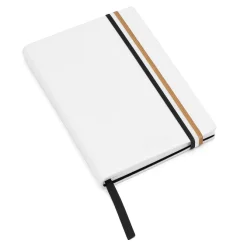 Notes A6 Iconic Camel Lined / Biały HNM421WL