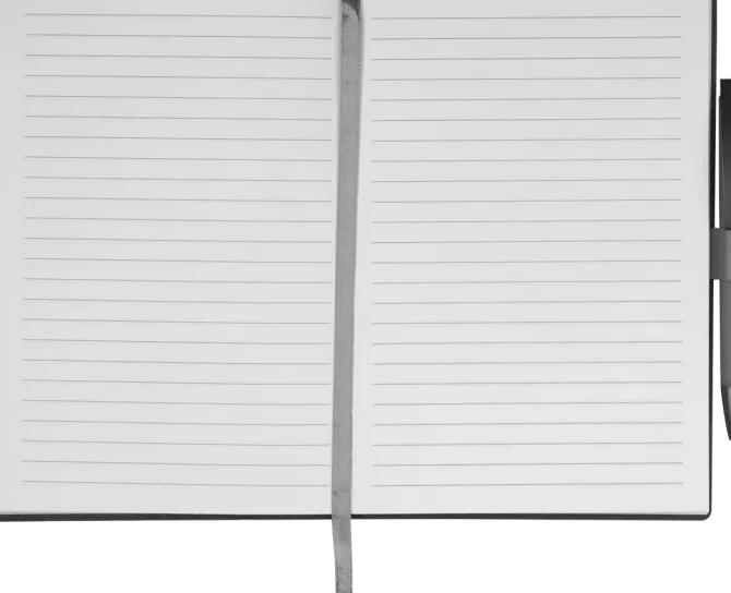 Notes A5 w linie z długopisem MERSIN / Szary 562007
