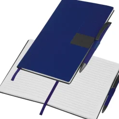 Notes A5 w linie z długopisem MERSIN / Granatowy 562044