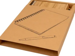 Notes A5 w linie z papieru z recyklingu z długopisem PISA / Beżowy 269913
