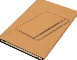 Notes A5 w linie z trzciny cukrowej i rPET ALGIERS / Szary 422807