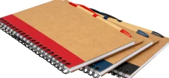 Notes A5 z czystymi stronami z papieru z recyklingu RAVENNA / Granatowy 434144
