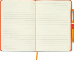 Notes A5 z długopisem / Pomarańczowy MO8108-10