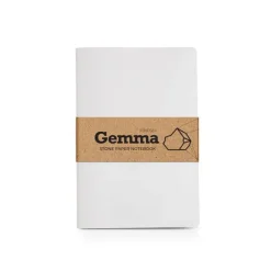 Notes A5 z kamienia / Gemma / Biały IP25058400