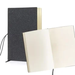 Notes A5 z okładką z recyklingowanej skóry / Dubai book / Ciemnoszary IP25058096