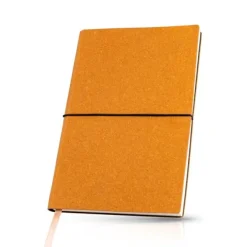Notes A5 z okładką z recyklingowanej skóry / Dubai book / Light Brown IP25058038
