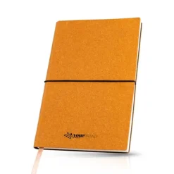 Notes A5 z okładką z recyklingowanej skóry / Dubai book / Light Brown IP25058038