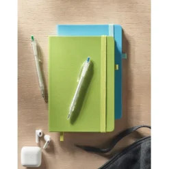 Notes A5 z recyklingowanego PU / Lime MO6835-48