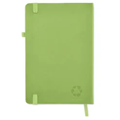 Notes A5 z recyklingowanego PU / Lime MO6835-48