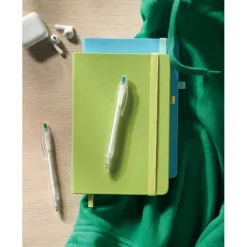 Notes A5 z recyklingowanego PU / Lime MO6835-48