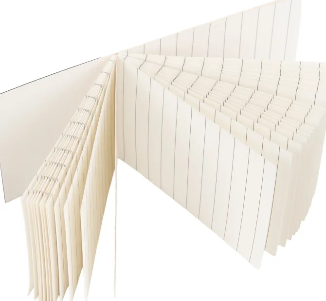 Notes na lodówkę z magnesem HELGE / Biały 2491606