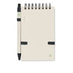 Notesy A6 z kartonu po mleku / Czarny MO6837-03