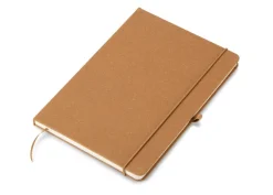 Notes z recyklingowanego PU, GLITZO A5 / Brązowy 18010-09