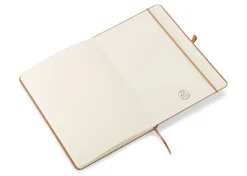 Notes z recyklingowanego PU, GLITZO A5 / Brązowy 18010-09