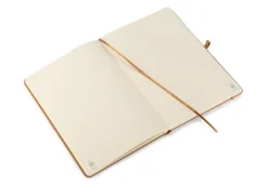 Notes z recyklingowanego PU, GLITZO A5 / Brązowy 18010-09