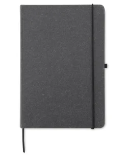 Notes z recyklingowanego PU, GLITZO A5 / Czarny 18010-02