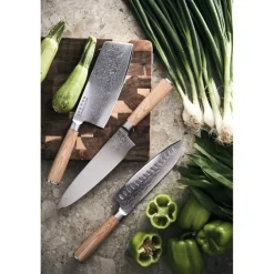 Nóż santoku VINGA Hattasan Damascus / Szary VG011-32