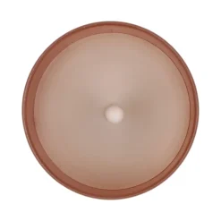 Nyelle Świeca woskowa LED z możliwością ładowania w szklanym pojemniku / Brązowy LT57313-N0051
