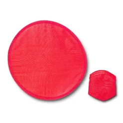 Nylonowe, składane frisbee / Czerwony IT3087-05