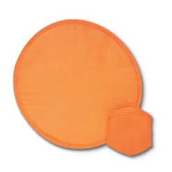 Nylonowe, składane frisbee / Pomarańczowy IT3087-10